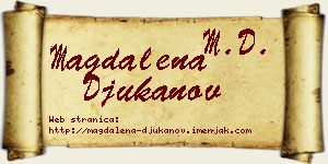 Magdalena Đukanov vizit kartica